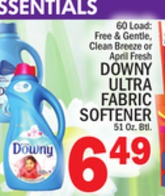 C Town Downy ultra fabric softener offer