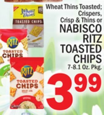 C Town Nabisco ritz toasted chips offer