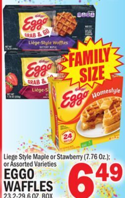 C Town Eggo waffles offer