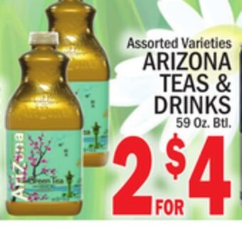 C Town Arizona teas & drinks offer