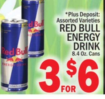 C Town Red bull energy drink offer
