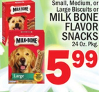 C Town Milk bone flavor snacks offer