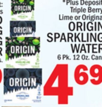 C Town Origin sparkling water offer