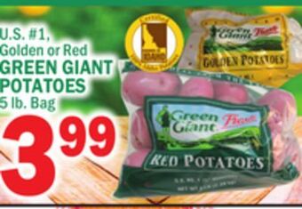 C Town Green giant potatoes offer