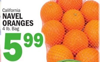 C Town Navel oranges offer