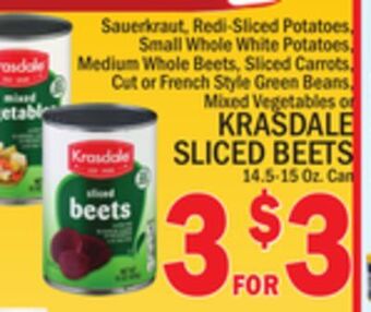 C Town Krasdale sliced beets offer