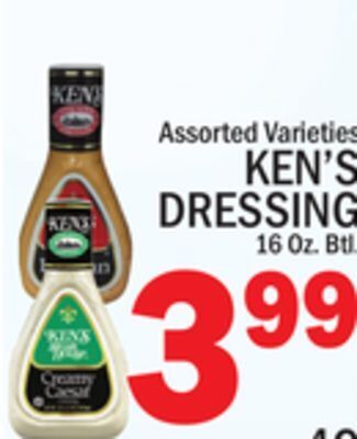 C Town Ken's dressing offer