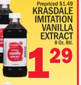 C Town Krasdale imitation vanilla extract offer
