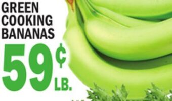 C Town Green cooking bananas offer