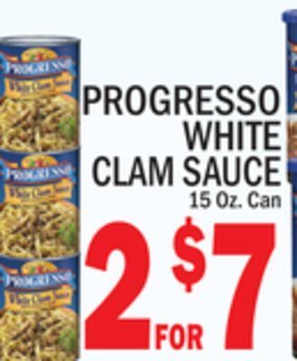 C Town Progresso white clam sauce offer