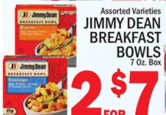 C Town Jimmy dean breakfast bowls offer