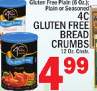 C Town 4c gluten free bread crumbs 12 oz. cnstr offer