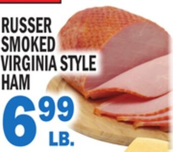 C Town Russer smoked virginia style ham offer
