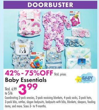 Boscov's Baby essentials offer