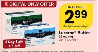 ACME Lucerne® butter offer
