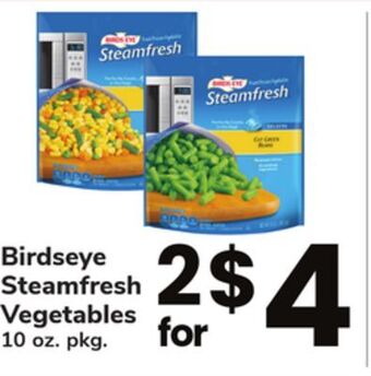 ACME Birdseye steamfresh vegetables offer