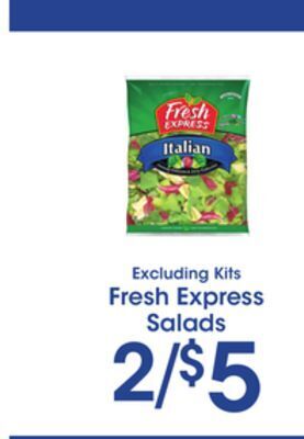 Price Rite Fresh express salads offer