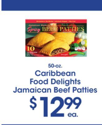 Price Rite Caribbean food delights jamaican beef patties offer