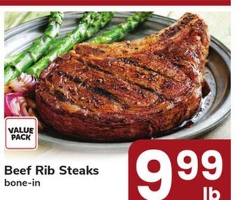ACME Beef rib steaks offer