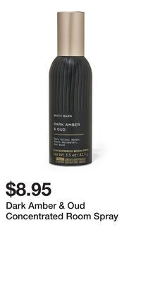Bath & Body Works Dark amber & oud concentrated room spray offer