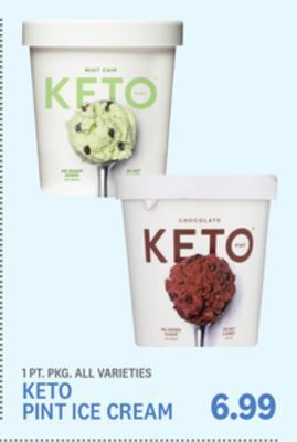 Kings Food Markets Keto pint ice cream offer