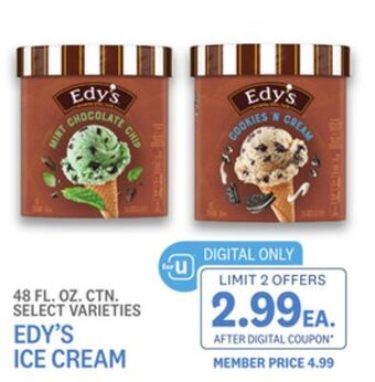Kings Food Markets Edy's ice cream offer
