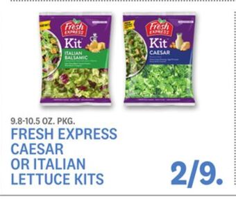 Kings Food Markets Fresh express caesar or italian lettuce kits offer