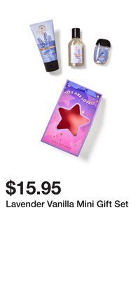 Bath & Body Works Lavender vanilla mini gift set offer