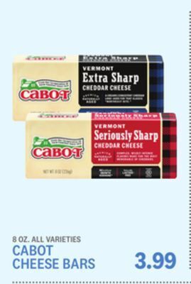 Kings Food Markets Cabot cheese bars offer