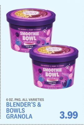 Kings Food Markets Blender's & bowls granola offer
