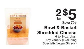 Fairway Store Market Bowl & basket shredded cheese offer
