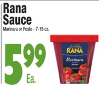 King Kullen Rana sauce offer