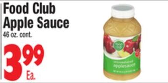Food club apple sauce