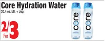 King Kullen Core hydration water offer