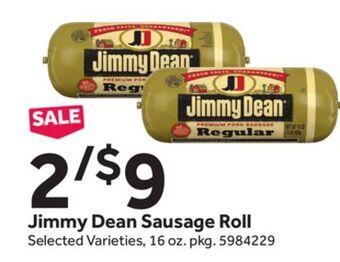 Stop&Shop Jimmy dean sausage roll offer