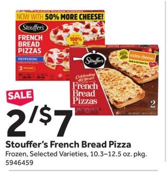 Stop&Shop Stouffer's french bread pizza offer