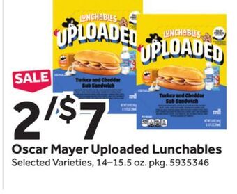 Stop&Shop Oscar mayer uploaded lunchables offer