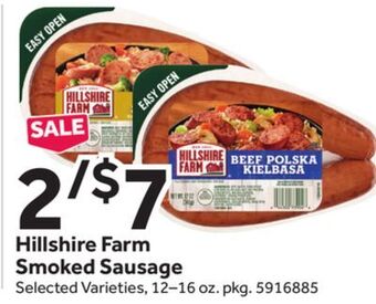 Stop&Shop Hillshire farm smoked sausage offer