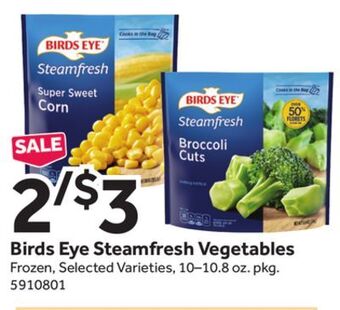 Stop&Shop Birds eye steamfresh vegetables offer