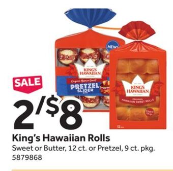Stop&Shop King's hawaiian rolls offer