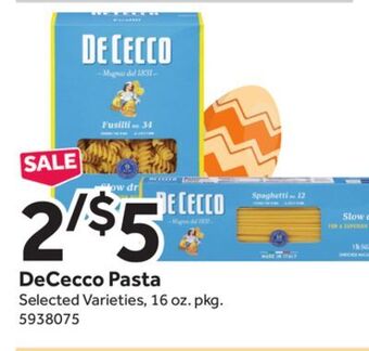 Stop&Shop Dececco pasta offer