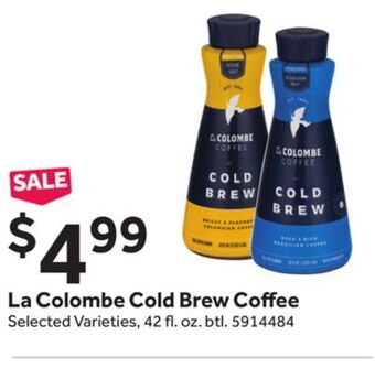 Stop&Shop La colombe cold brew coffee offer