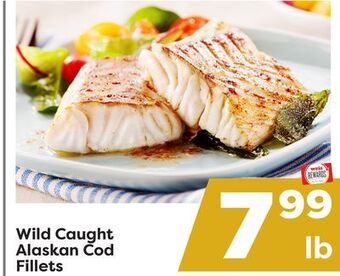 Weis Markets Wild caught alaskan cod fillets offer