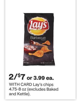 CVS Lay's chips 4.75-8 oz offer