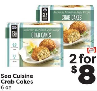 Weis Markets Sea cuisine crab cakes offer