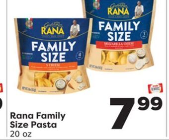 Weis Markets Rana family size pasta offer