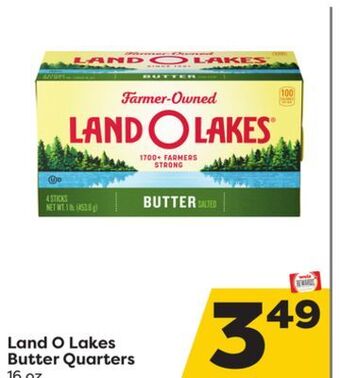 Weis Markets Land o lakes butter quarters offer