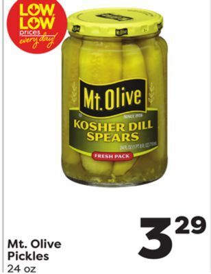 Weis Markets Mt. olive pickles offer