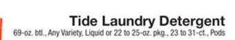 The Fresh Grocer Laundry detergent offer