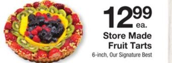 The Fresh Grocer Store made fruit tarts offer